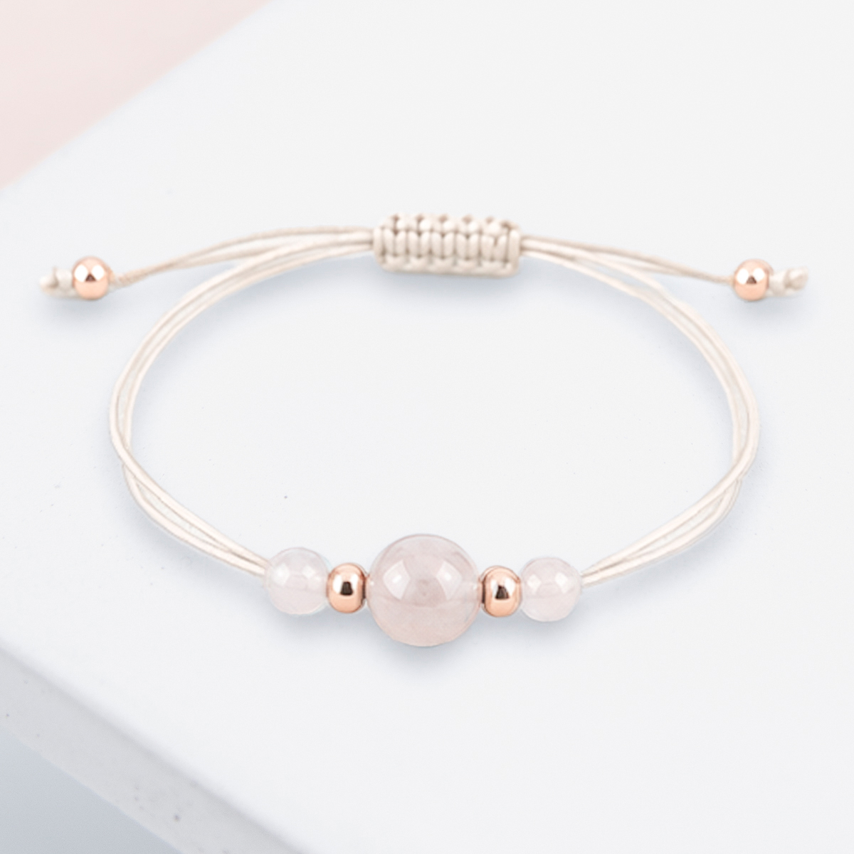 Alternative view of Sommergeschenk | Handgefertigtes Beryll-Armband